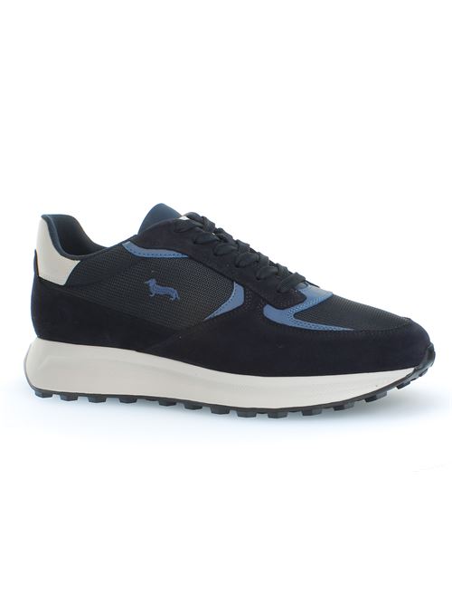 SUEDE SNEAKER HARMONT & BLAINE | EFM252.060.A60.A6BLU - BLU